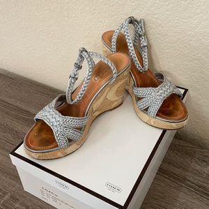 Coach wedge sandals